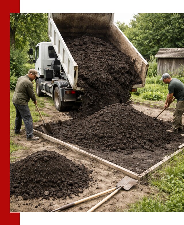 Купить чистый чернозем для огорода с доставкой в Люберцах