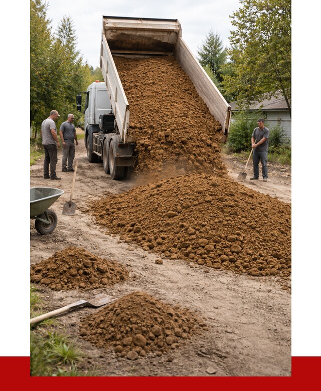 Купить суглинок с доставкой в Люберцах от 2630 р. за куб | ПРОНЕРУДЛюб