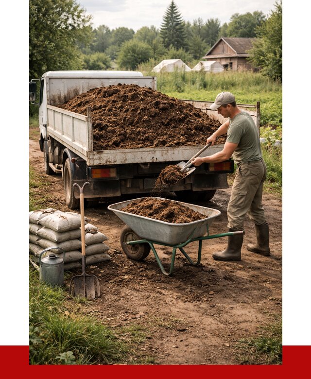 Купить коровий навоз с доставкой в Люберцах от 1894 р. | ПРОНЕРУДЛюб
