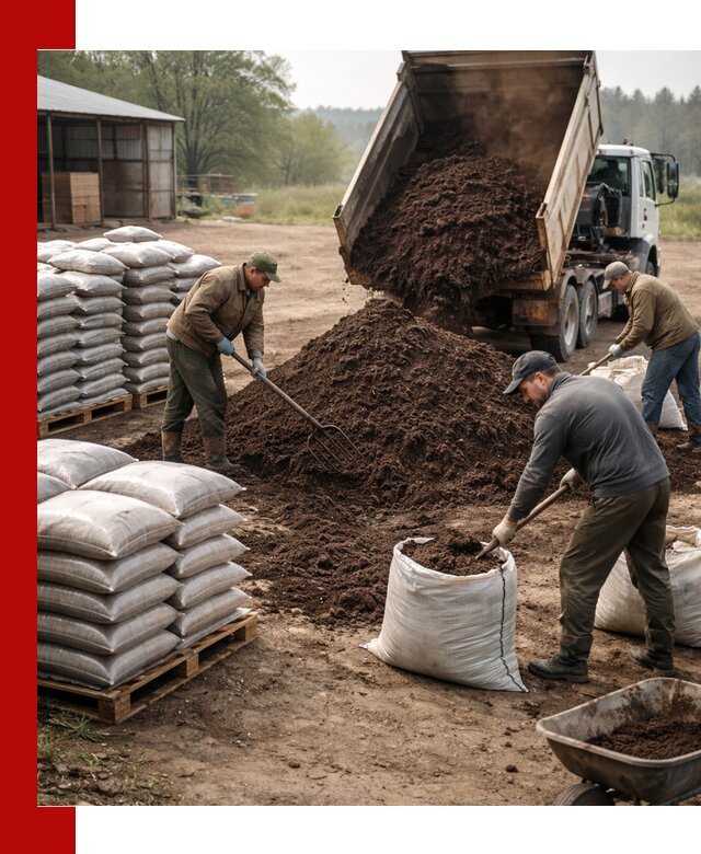 Доставка компоста оптом и в розницу в Люберцах