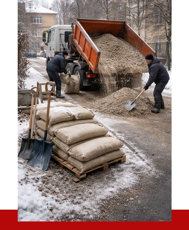 Противогололедные материалы оптом в Люберцах от 4419 р. | ПРОНЕРУДЛюб