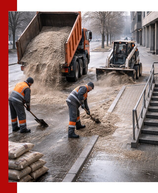 Поставка противогололедных материалов в Люберцах