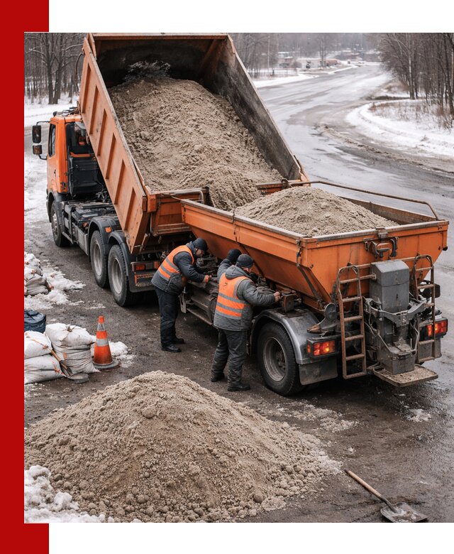 Поставка и вывоз пескосоля в Люберцах оптом и в розницу