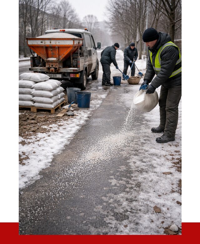 Реагент против гололеда в Люберцах с доставкой от 4734 р. | ПРОНЕРУДЛюб