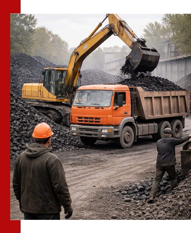 Доставка угля автотранспортом в Люберцах быстро и выгодно