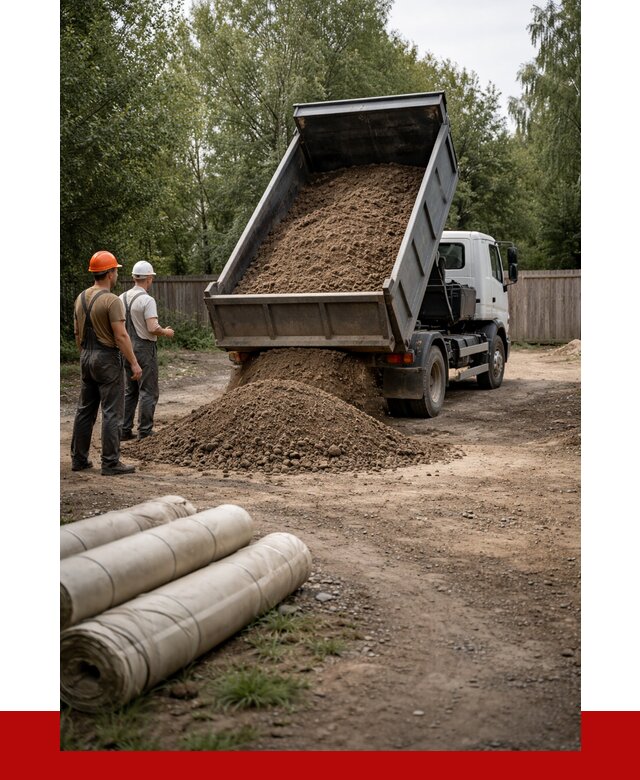 Доставка сыпучих материалов самосвалом в [cvi] от 4419 р. | ПРОНЕРУДЛюб