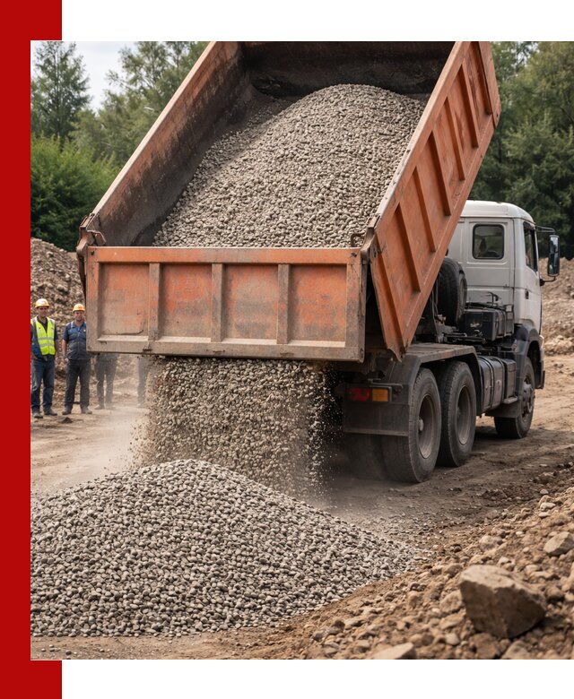 Доставка сыпучих материалов самосвалом в Люберцах быстро и надежно