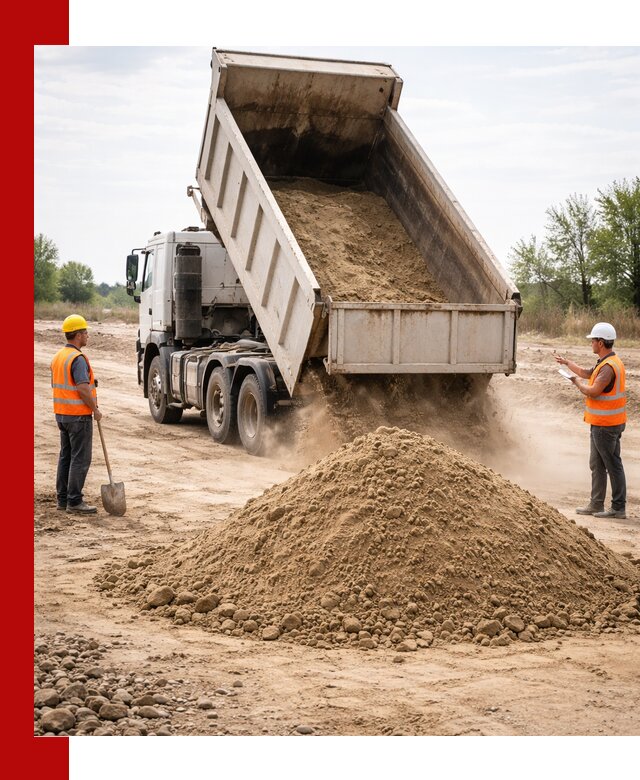 Доставка самосвалом 15 кубов в Люберцах за город и по городу