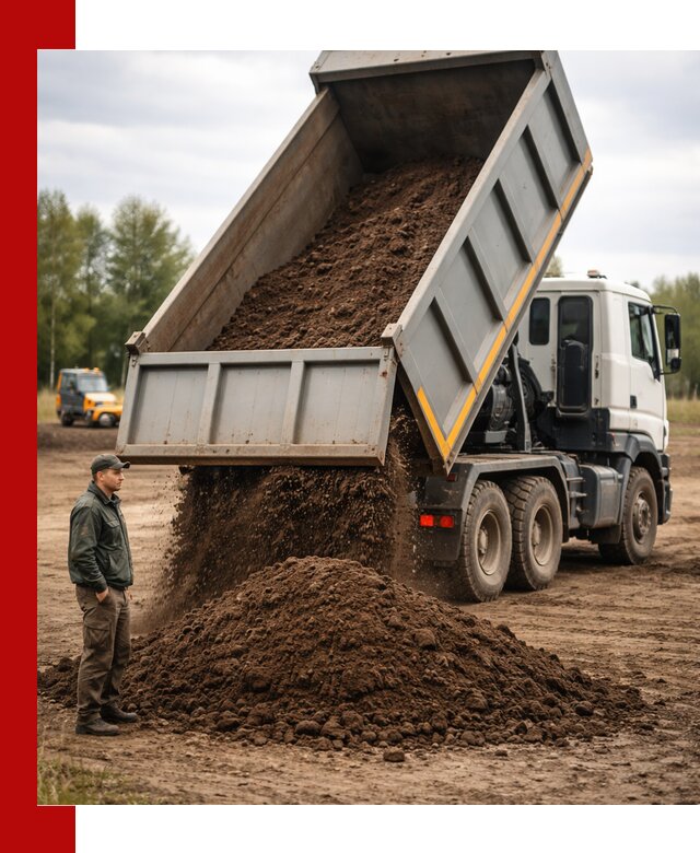 Аренда самосвала с водителем в Люберцах для сыпучих грузов и навоза