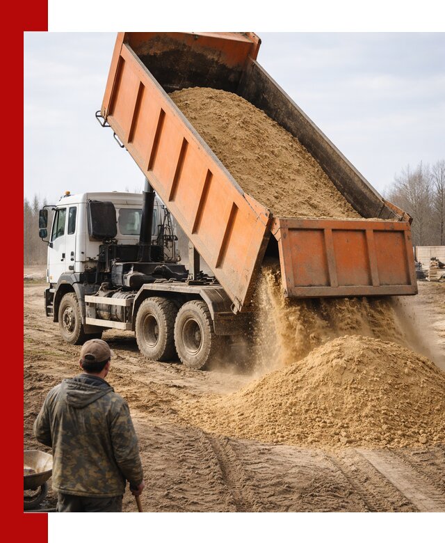 Аренда самосвала 20 тонн для перевозки грузов в Люберцах