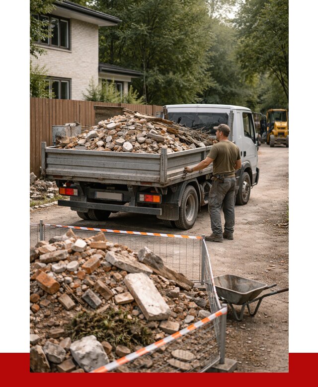 Вывоз строительного мусора с погрузкой в Люберцах от 7891 р | ПРОНЕРУДЛюб