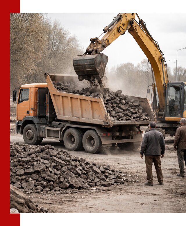 Вывоз асфальта и асфальтового покрытия в Люберцах